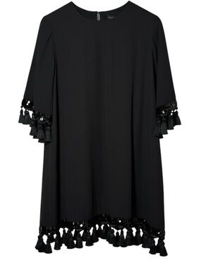 Mestiza New York Shimmy Shimmy Tassel Dress Size Medium